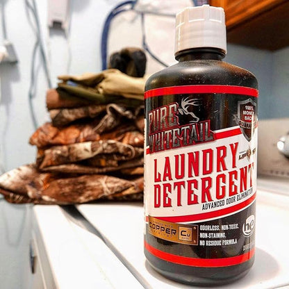 Scent Eliminator Laundry Detergent - Deodorizes, Eliminates, Destroys and Kills Odors During Laundry Washing for Scent Free Hunting Clothing