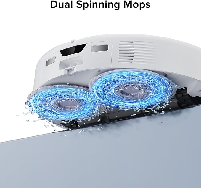 roborock 4 Pack Microfiber Mop Cloths Qrevo Curv, Qrevo Curv S5X, Qrevo Edge Robot Vacuum, Mop Pad Replacement Accessories