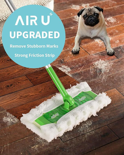 60 Count Floor Mop Pad Refills for Swiffer Sweeper and SWIFTMOP, Incloud 30 Scrub Pet Dry Cloths and 30 Wet Pads Refill