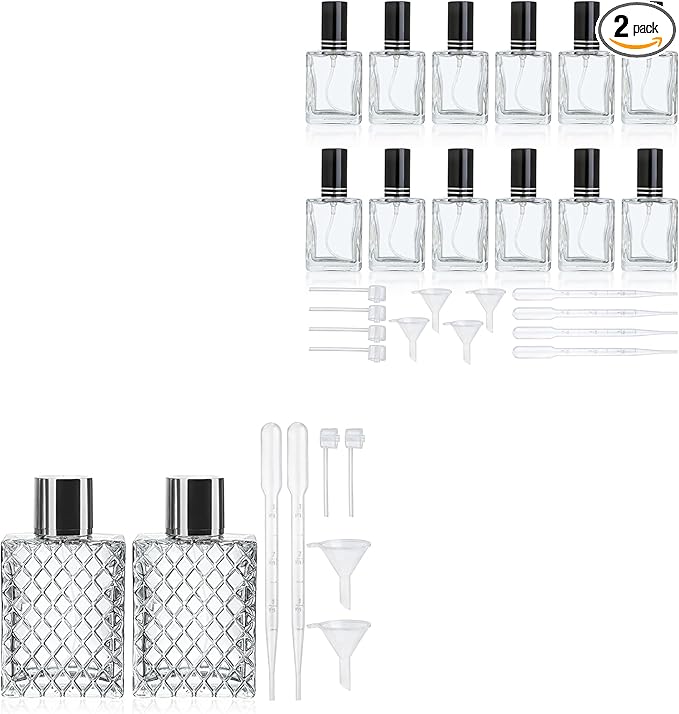 YU FENG Refillable Empty Perfume Spray Bottle Bundle
