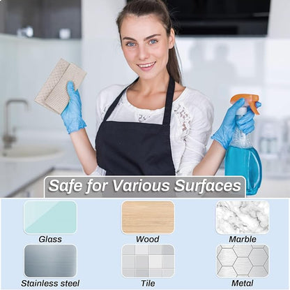 11 Pack Kitchen Swedish Dishcloths, Reusable Kitchen Dish Rags Sponge Cleaning Cloths Cellulose Dishcloths for Kitchen Washing Dish Counters