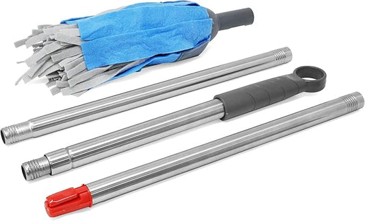 Premium Viscose Wet Mop for Hardwood, Laminate, Tile Flooring with Stainless Steel Handle Extendable up to 56 Inches