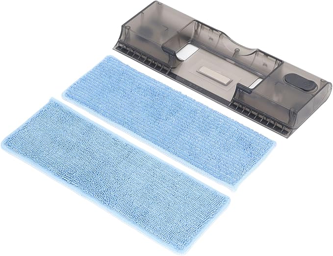 Vacuum Cleaner Replacement Water Tank, ABS Stable Performance Vacuum Cleaner Parts Efficient Easy Installation with 2 Mop Pads for Vacuum Cleaner