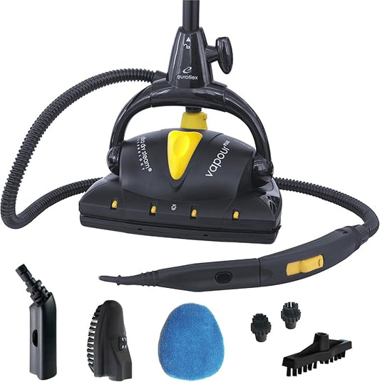Vapour Plus 18-Piece Steam Mop with Precision Floor Care & Detail Kit
