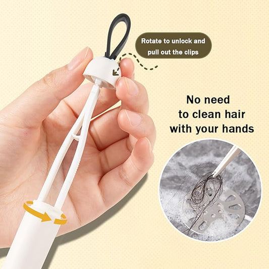2Pcs Cleaning Brush Hard Bristle Crevice Hair Brush Cleaner Tool with Handle Grout Cleaner Brush Corner Cleaning Brush Grout Scrub Brush for Bathroon Kitchen Window Track Toilet