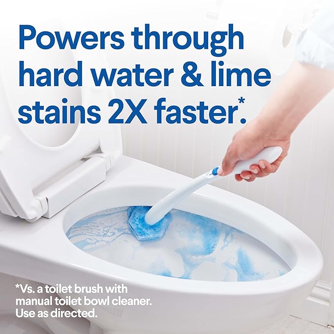 Clorox Toilet Wand Toilet Cleaning Kit, ToiletWand, Caddy and 6 Refills (Pack May Vary)