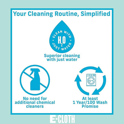 E-Cloth Microfiber Cleaning Mop, Floors, 1 Pad - Multi & E-Cloth Microfiber Mop Head, Washable, 1 Pack - Multi