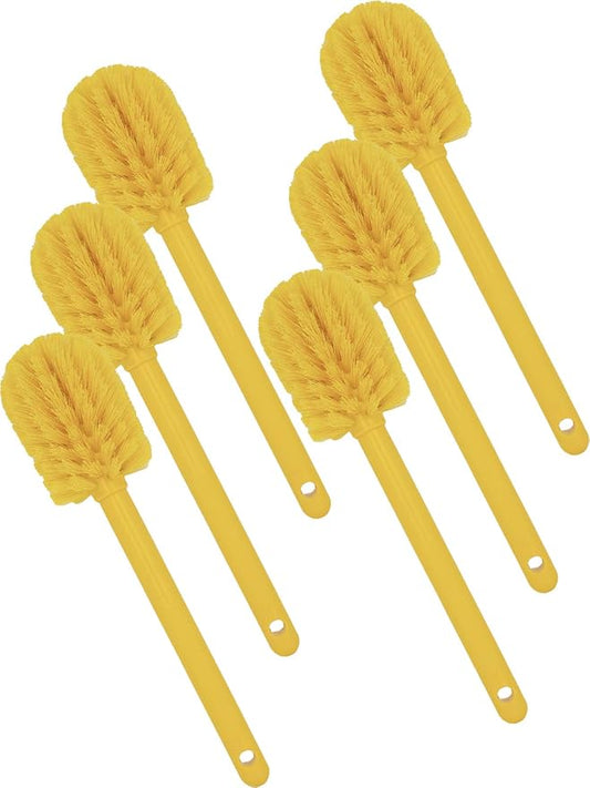 KLEEN HANDLER Goblet Cleaning Brush | Bottle Brush for Cleaning Glasses and Jars, Durable Bristles and Long Handle, (6 Brushes)