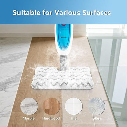 Steam Mop, 10 in 1 MultiPurpose Powerful Steam Detachable Floor Steamer for Hardwood/Tile/Wall All Floors Cleaning with 11 Accessories for Whole Home Use