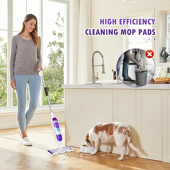 18 Count Disposable mop Pads Refills for Swiffer PowerMop Multi-Surface Mop and PowerMop Wood Mop, Replacement Pads Use for Floor Cleaning……