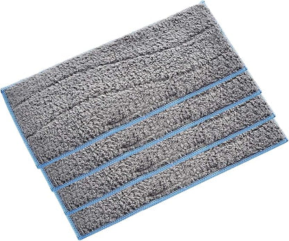 Washable and Reusable Dry Wet Mopping Pads Replacement Parts Compatible for iRobot Braava Jet m6 (6110) (6012) (6112) (6113) Ultimate Robot Mop Pads Accessories (4 Wet Pad)
