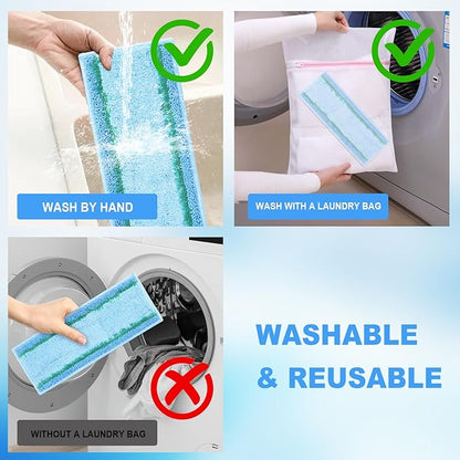 8 Pack M6 Wet Mopping Pads Replacement Parts Compatible with iRobot Braava Jet M6 Ultimate Robot Mop (6110) (6012) (6112) (6113), Washable and Reusable