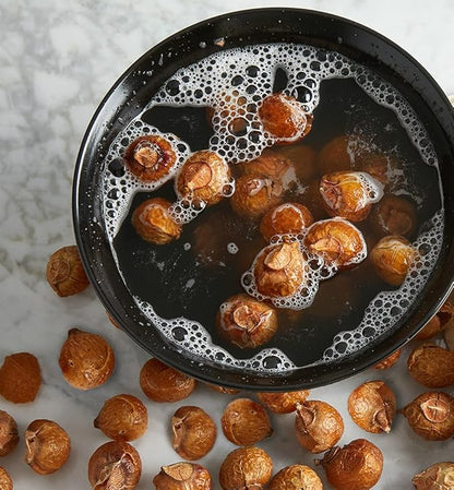Organic Soap Nuts Deseeded 1.1lbs 180 Washes Eco-friendly SoapNuts Laundry Detergent Highly Effective, Hand-picked, Fragrances-free & natural fabric softener