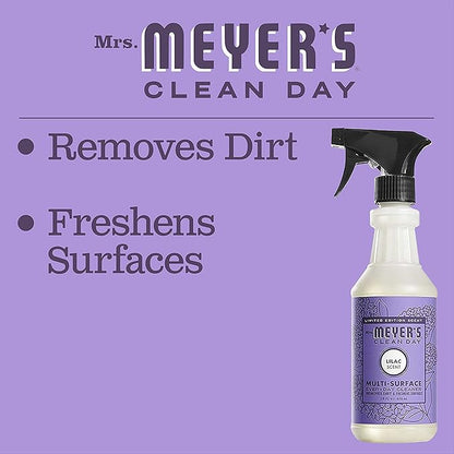 MRS. MEYER'S CLEAN DAY Multi-Surface Everyday Cleaner, Lilac Scent, 16 Ounce Bottle (Pack of 3)