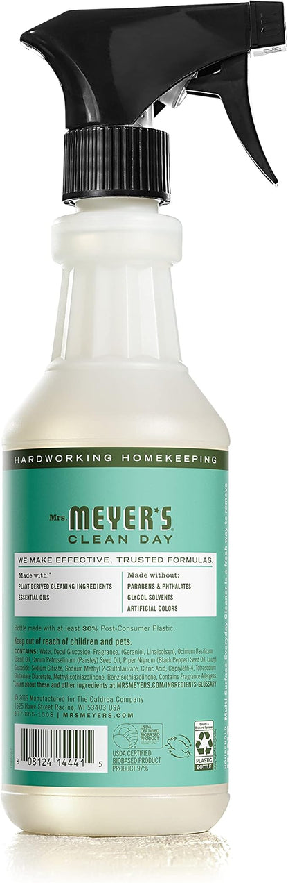 MRS. MEYER'S CLEAN DAY All-Purpose Cleaner Spray, Basil, 16 fl. oz