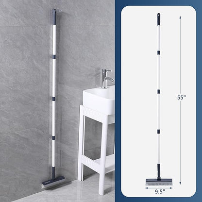 BOOMJOY Grout Brush with Long Handle, Grout Cleaner Brush for Tile Floors, Shower, Bathroom