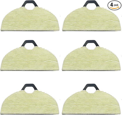 Replacement Mop Pads Refill Compatible Shark AI Robot Vacuum Cleaner AV2610WA RV2610WA RV2410WD RV2610WD RV2610WFUS Accessories Spare Parts,Part Model #: PADRVWD2(Large size 6 Pack)