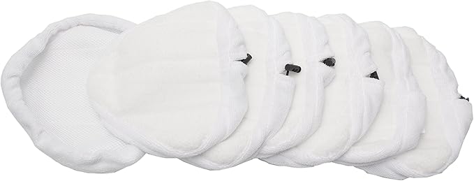 LTWHOME Replacement Microfiber Mop Pads Fit for Dirt Devil Steam Mop AD50000 (Pack of 6)