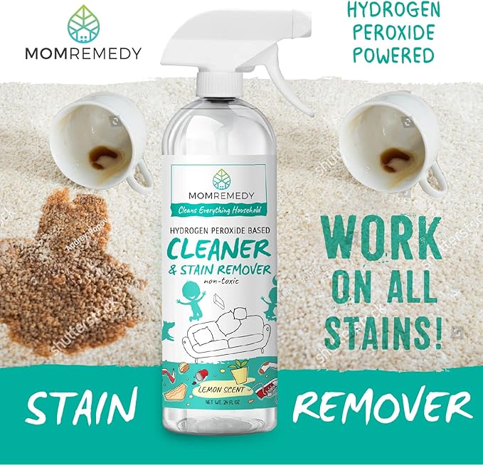 Hydrogen Peroxide All Purpose Cleaning Spray | Multipurpose Home Cleaner | Fabric and Laundry Stain Remover | All Surface Kitchen and Bathroom | Non Toxic
