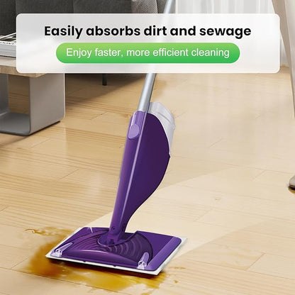 40 Count Disposable Mop Pad Replacement for Swiffer WetJet Spray Mop, Extra Strong Dirt Locking and Water Absorbent, Powerful Stain Removal