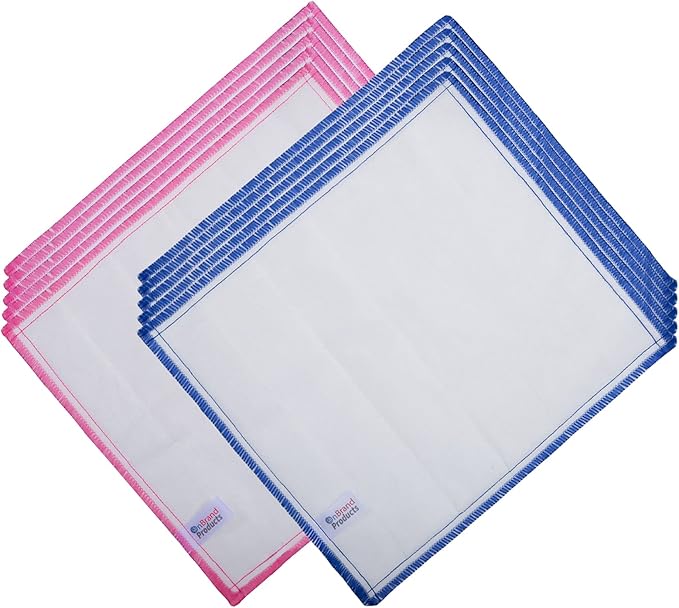 OnBrand Naturally Wood Fiber Cleaning Cloth, Microfiber Cleaning Cloths, 10 PK (12" x 10.7" Each), 8 Layers High-Density Super Absorbing Dish Cloths, Reusable General Kitchen Towel 1