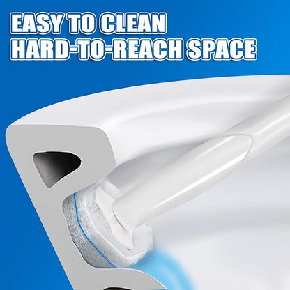 50 Pcs Toilet Wand Refills, Disposable Toilet Bowl Brush Replacement Heads for Sink Bathtub Wash Basin