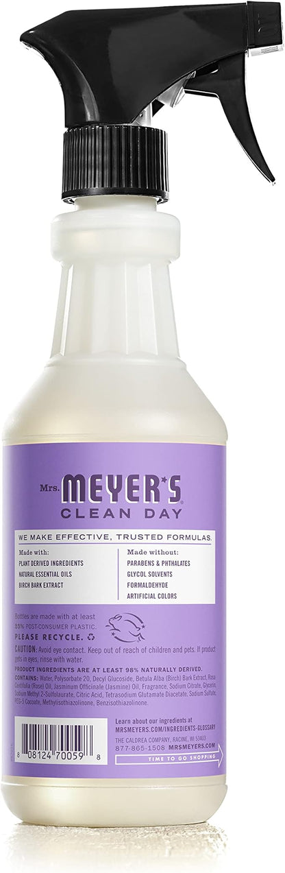 MRS. MEYER'S CLEAN DAY Multi-Surface Everyday Cleaner, Lilac Scent, 16 Ounce Bottle (Pack of 3)