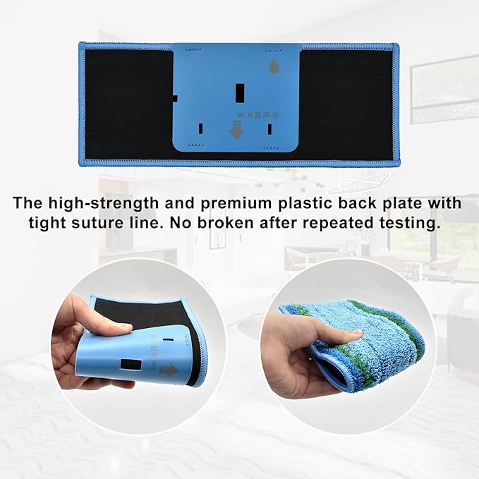 8 Pack Mop Pads for iRobot Braava Jet M6 (6110) (6012) (6112) (6113) Ultimate Robot Mop, Upgraded M6 Wet Mopping Pads, Washable Reusable Microfiber Deep Clean Mop Pads