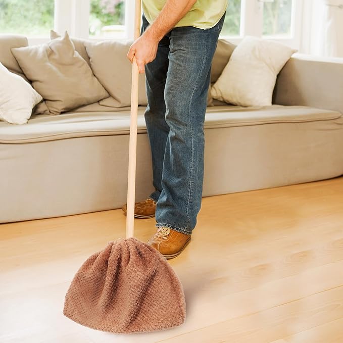 3 Pcs Sweeping Cloth Broom: Broom Washable Mop Broom Cover Washable Duster Broom Dust Mop Cleaning Tool for Home Kitchen Office