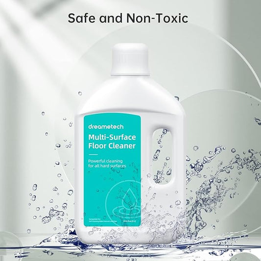 DREAME Floor Cleaning Solution Compatible with L10s Ultra/L20 Ultra/X50 Ultra/L10s Pro Ultra/X40 Ultra/L40 Ultra/X30 Ultra/L30 Ultra/D10 Plus/D10 Plus Gen 2/X40 Master/L10s Ultra Gen 2, (33.81 Fl Oz)
