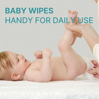 Korea's #1 Light Baby Wipes - Safe even for Sensitive & Atopic Skin Hypoallergenic Water-Based Unscented Alcohol & Paraben-Free – 50 GSM Flip-Top Plant Based Baby Wipes (640 Count 8 Packs)