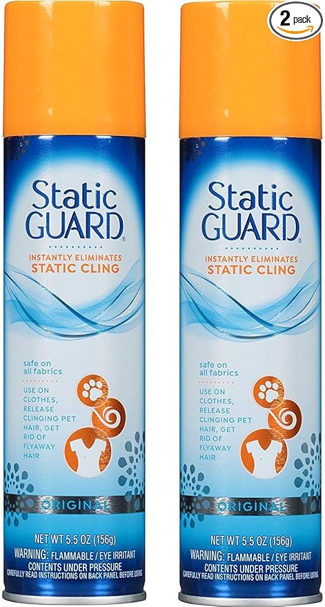 Static Guard Spray 5.5 oz. (Pack of 2)