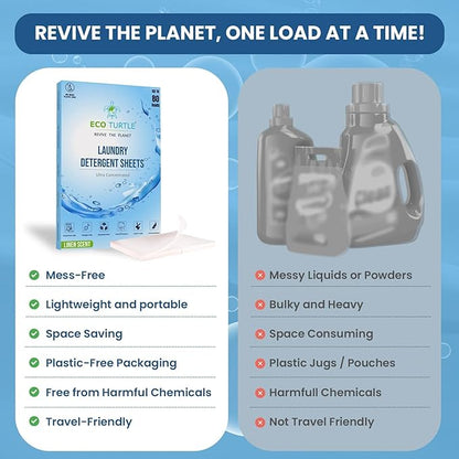 Laundry Detergent Sheets - 3in1 and Regular Bundle Pack of 1 - Eco-Friendly, Zero Waste, Plastic-Free Laundry Washing Machines Soap Sheets, Concentrated Liquidless Laundry Soap - 100 Loads