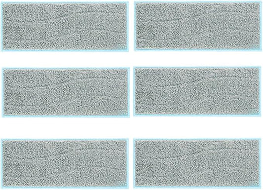 6 Pack Washable and Reusable Wet Mopping Pads Replacement Compatible for iRobot Braava Jet M6 (6110) (6012) (6112) Ultimate Robot Mop Cloth