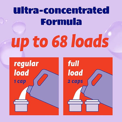 Originally Yellow Plant Based Fabric Softener | Ultra-Concentrated Laundry Softener Infused with Organic Lavender | High-Efficiency Liquid Fabric Softener Helps Remove Static & Wrinkles | 34 Oz