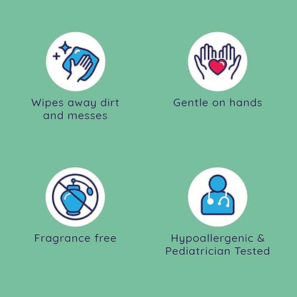 Wet Ones Sensitive Skin Hands and Face Wipes, 20 Count Travel Pack (Pack of 10)