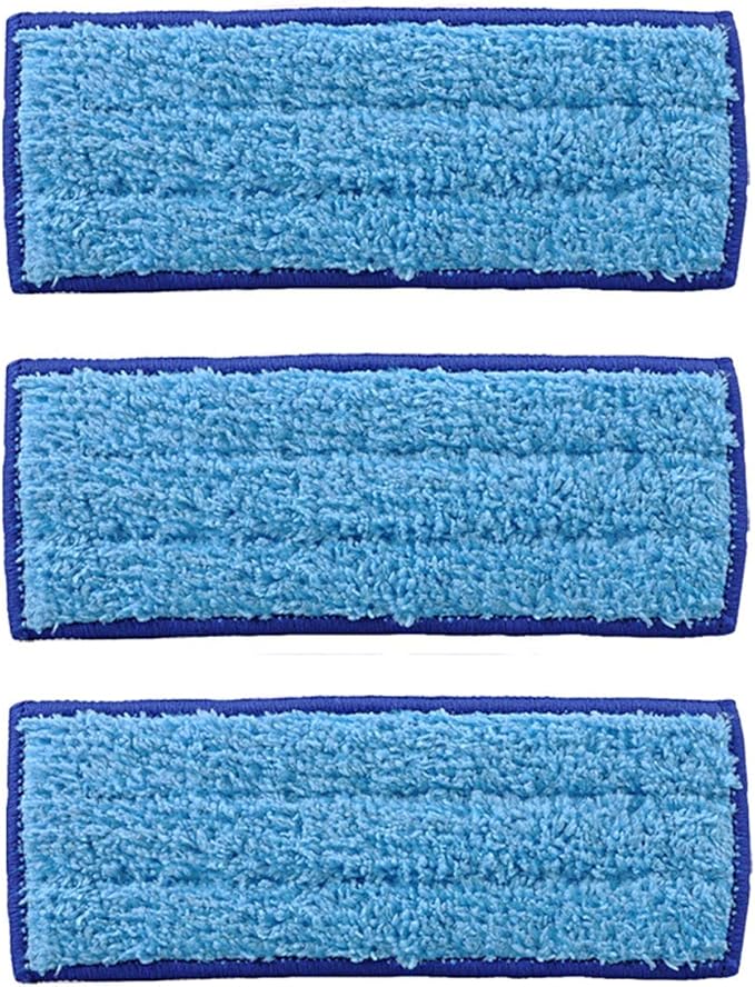KEEPOW Braava Jet 240 Mop Pads Compatible with irobot Braava Jet 240 241 245 Robot Mop, 3 Pack Wet Mop Pads