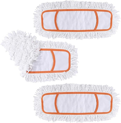 Full Polyester Microfiber Replacement Mop Pads (Fit CLEANHOME Dust Mop : B0CYGYR9HR)