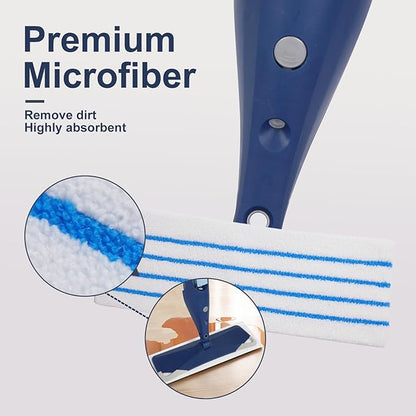 Microfiber Semi-Disposable Mop Pad Cloth Compatible with All 16-18'',Wet Dry Mop Refill Pads