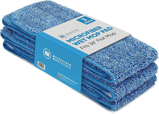 36" Microfiber Wet Mop Pad (3)