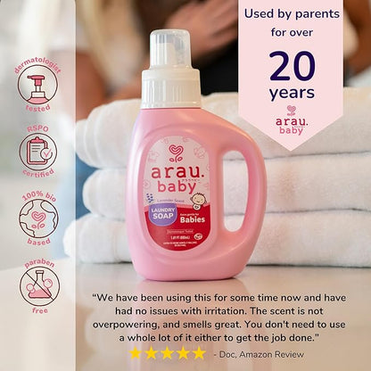 Laundry Soap, Lavender, Plant Based Formula, Safe for Sensitive Skin, Baby Laundry Detergent with No Artificial Fragrance or Additives, Gentle on Infant, Newborn and Baby Clothes, 27 Fl Oz