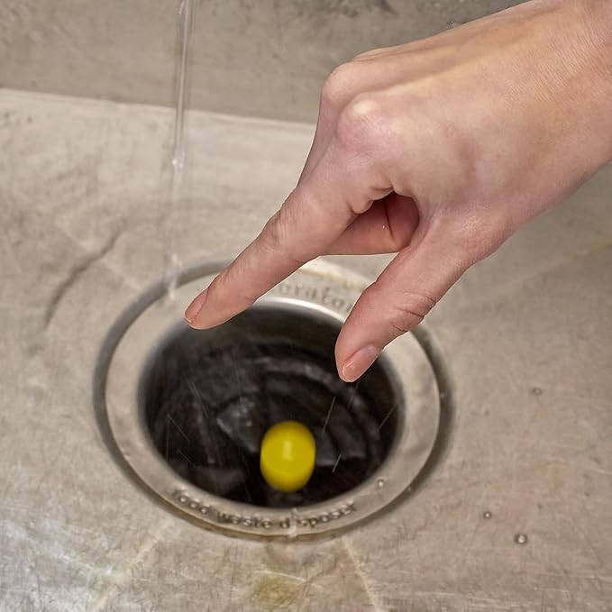 Plink Garbage Disposal Cleaner & Deodorizer, Freshener & Odor Removing Balls, Easy to Use - Original Fresh Lemon & Orange Scent - 20 Count