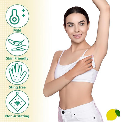Timgle 100 Pcs Travel Deodorant Wipes Individually Wrapped Armpit Antiperspirant Deodorant Sweat Body Wipes for Women Men Teens Sports Travel Cleanse Skin and Underarm Excessive Sweating(Lemon)