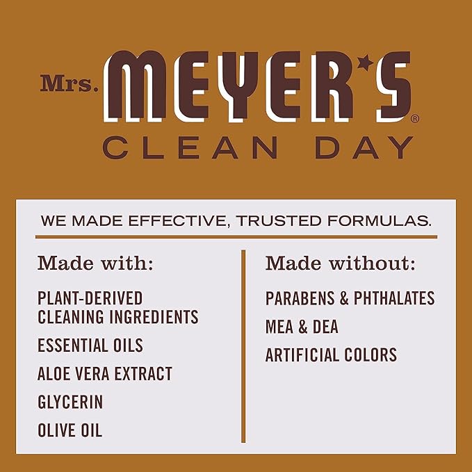 MRS. MEYER'S CLEAN DAY Variety, 1 Mrs. Meyer's Liquid Hand Soap, Apple Cider, 12.5 OZ, 1 Mrs. Meyer's Liquid Dish Soap, Apple Cider, 16 OZ, 1 CT