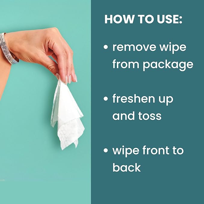 pH-D Feminine Health Support - Boric Acid Wipes - Holistic Body Wipes - Travel Friendly, pH-Balanced, Paraben-Free, and Made with Essential Oils - Sensitive - 20 count