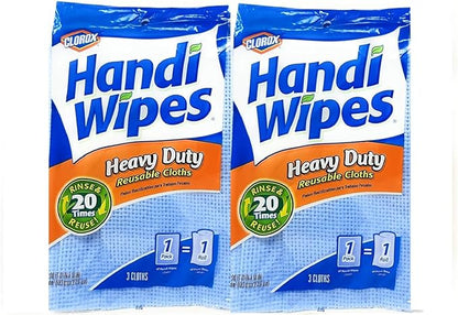 Heavy Duty Reusable Cloths, Color May Vary - 3 ct - 2 pk