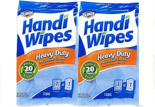 Heavy Duty Reusable Cloths, Color May Vary - 3 ct - 2 pk