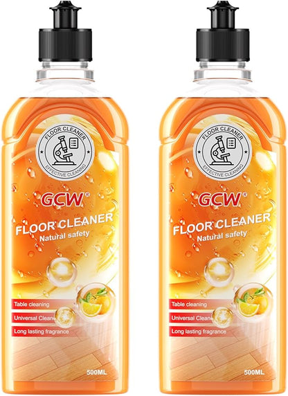 Floor Cleaner & All-Purpose Cleaner Plant-Based and Biodegradable Formula Kitchen, Floor, Bathroom and Surface Cleaning Product for Home, Orange Scent, 33.8 Fluid Ounces (Orange)