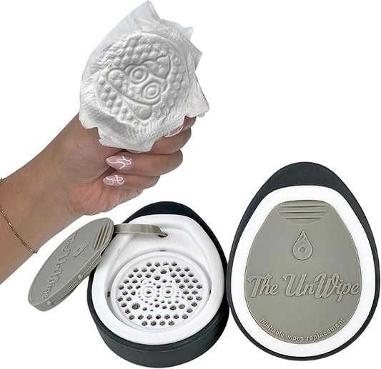 Instead of Flushable Wipes, Add Incredible Texture to Any Toilet Paper Anywhere, Clean Better, Flush Safely