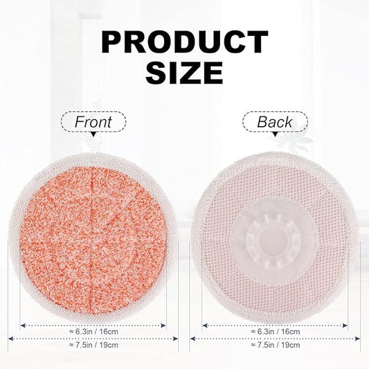 Steam Mop Replacement Pads for Shark S7000 S7000AMZ S7001 S7001TGT S7000 S7201 S7000C Series Steam & Scrub All-in-One Hard Floor Reusable Mop Head Refill - Compare Part Model #: XKITP7000 (12 Pack)